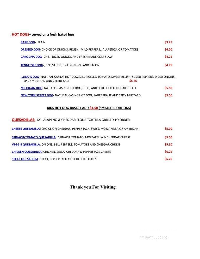 Menu page 2