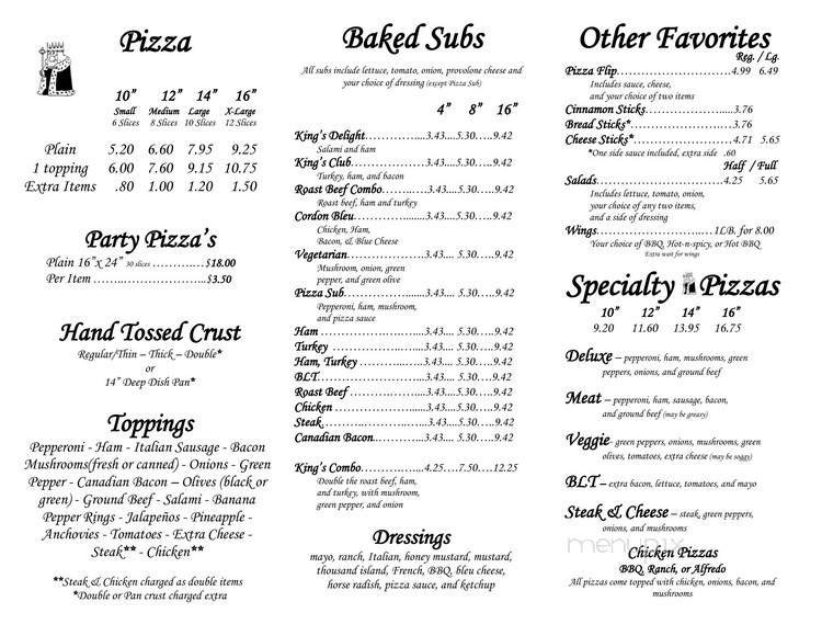 Menu page 2