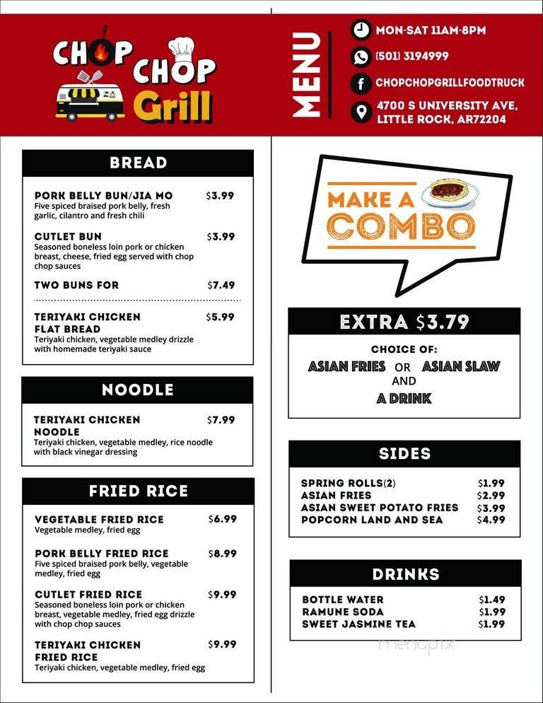 Menu page 1