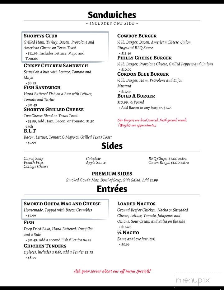 Menu page 2