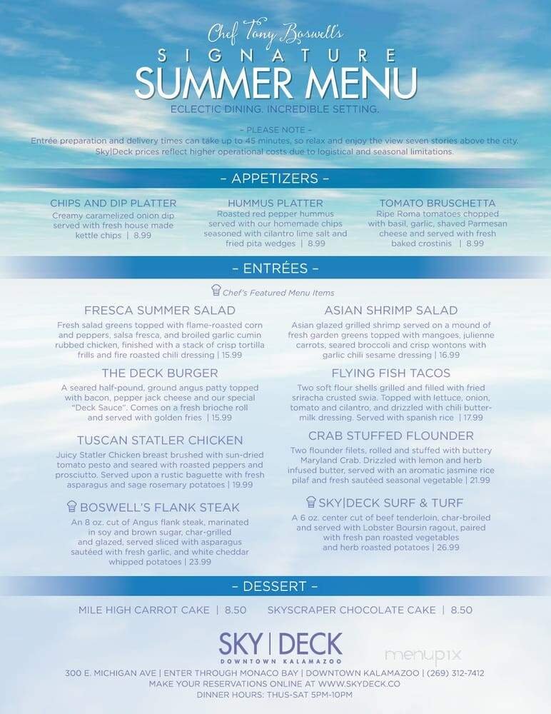Menu page 2
