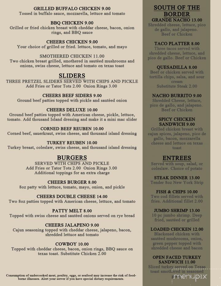 Menu page 2