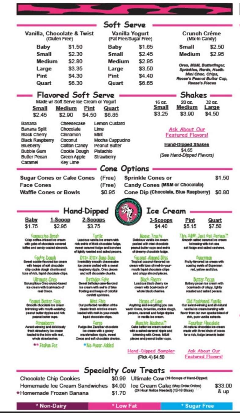 Menu page 2