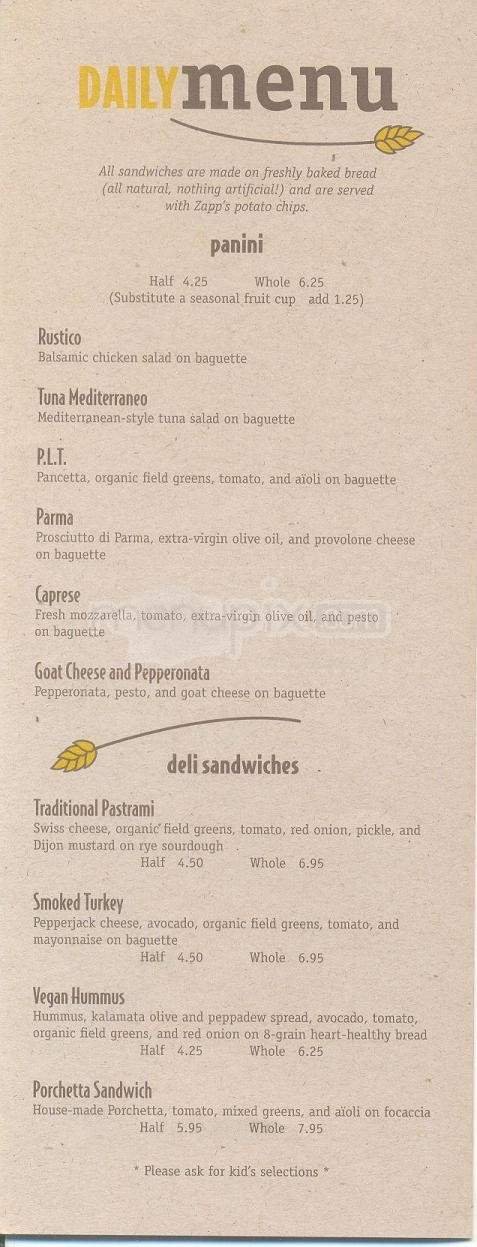 Menu page 2