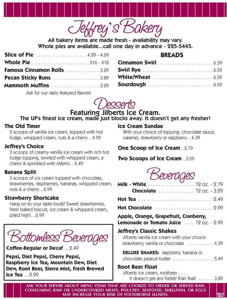 Menu page 1