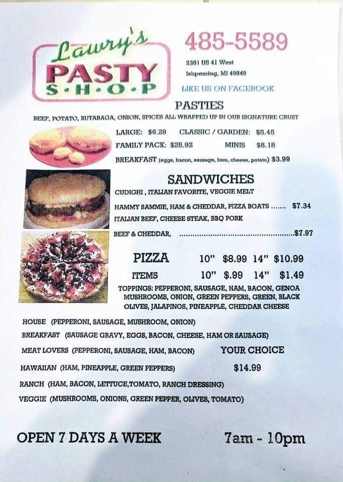 Menu page 1
