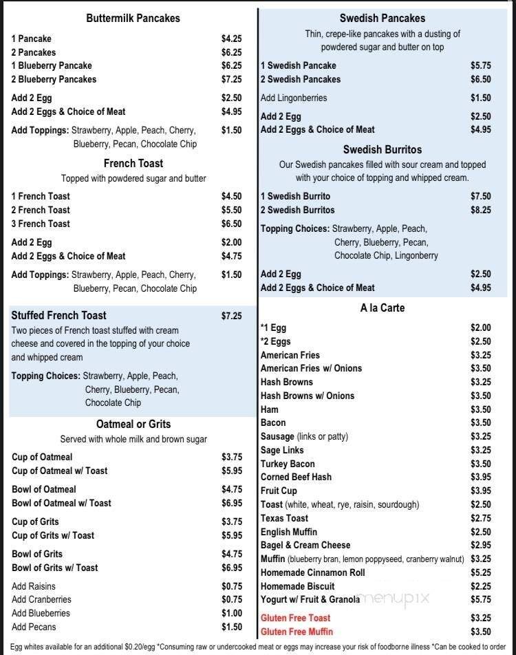 Menu page 2