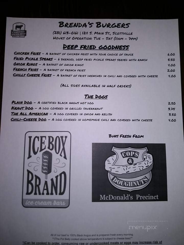 Menu page 1
