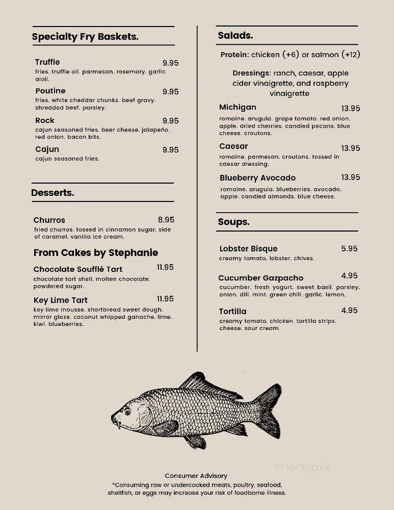 Menu page 1