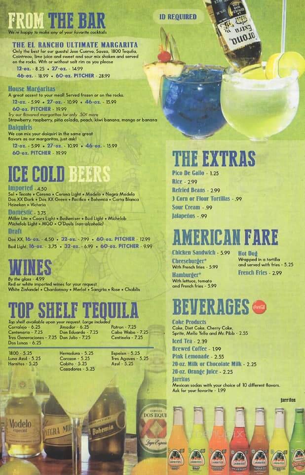 Menu page 1