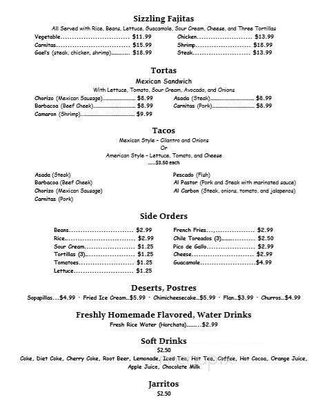 Menu page 2