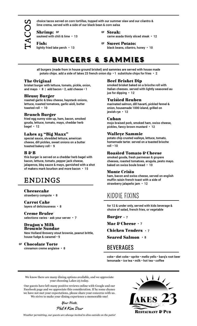Menu page 2