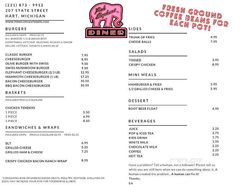 Menu page 2
