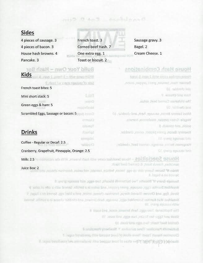 Menu page 1