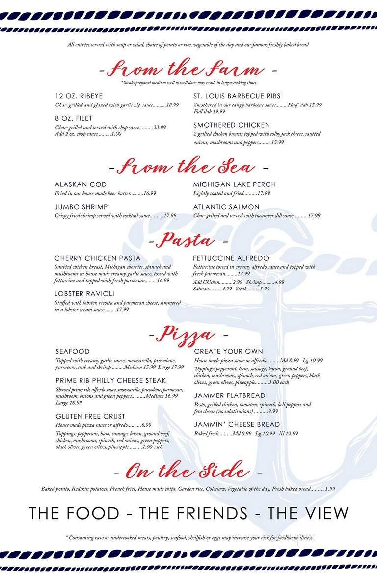 Menu page 1