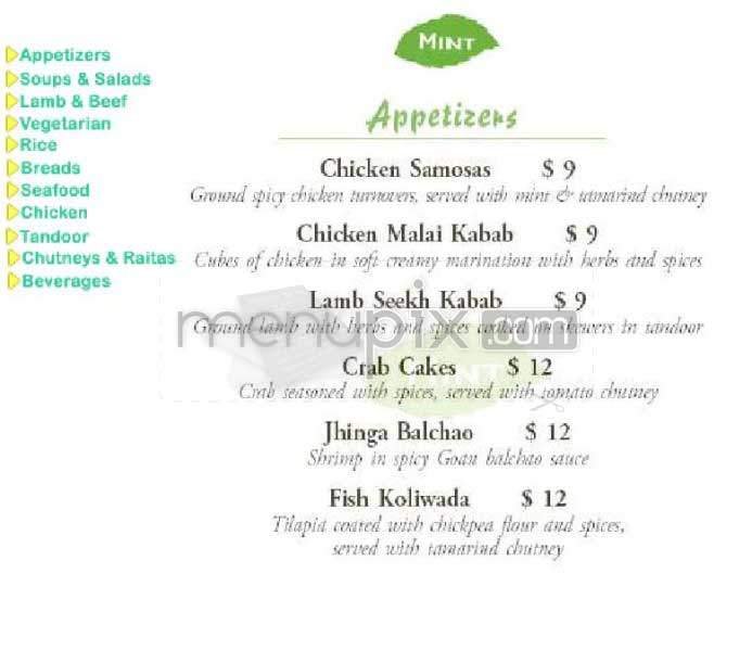 Menu page 2