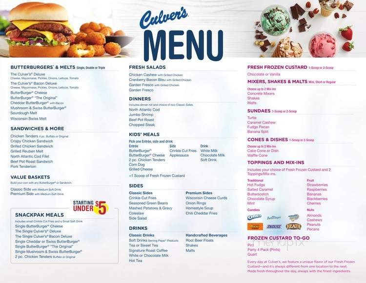 Menu page 1