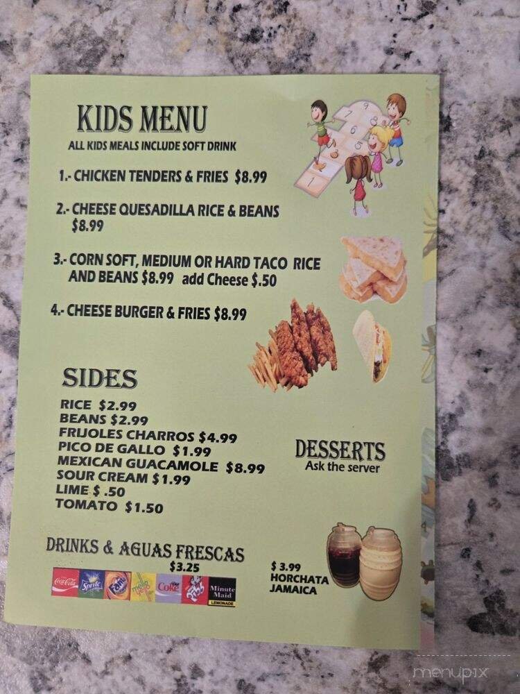 Menu page 2