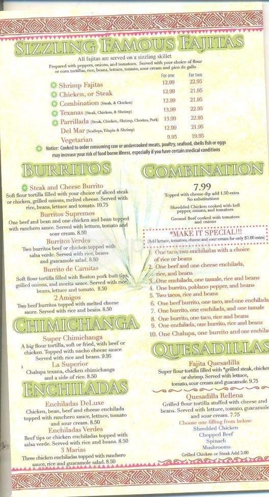 Menu page 3
