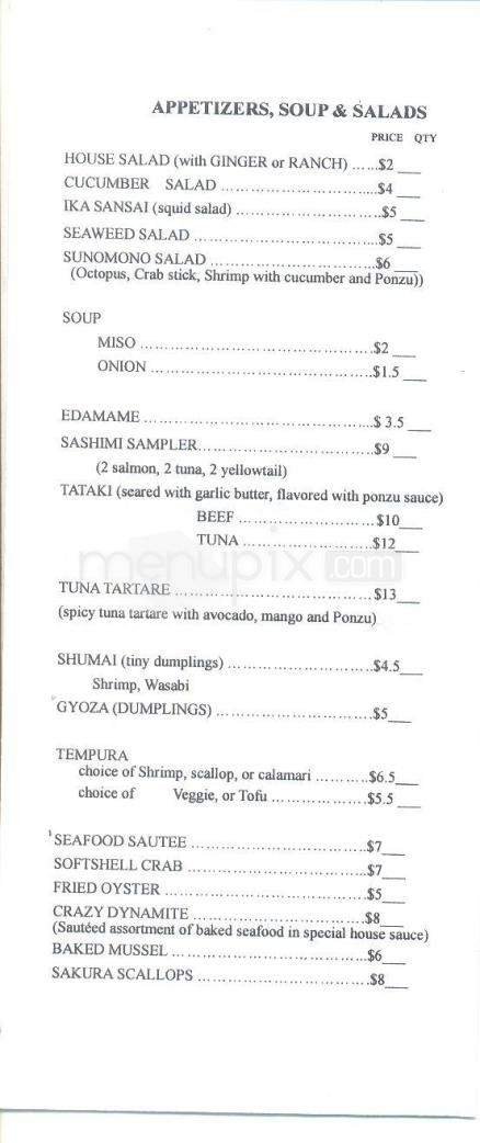 Menu page 2