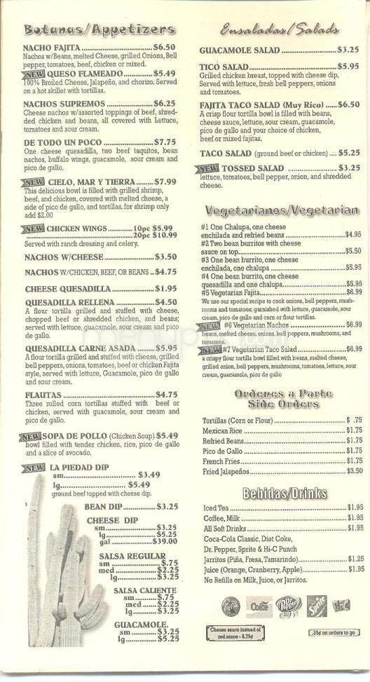 Menu page 2