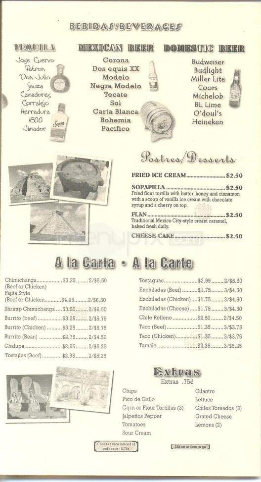 Menu page 6
