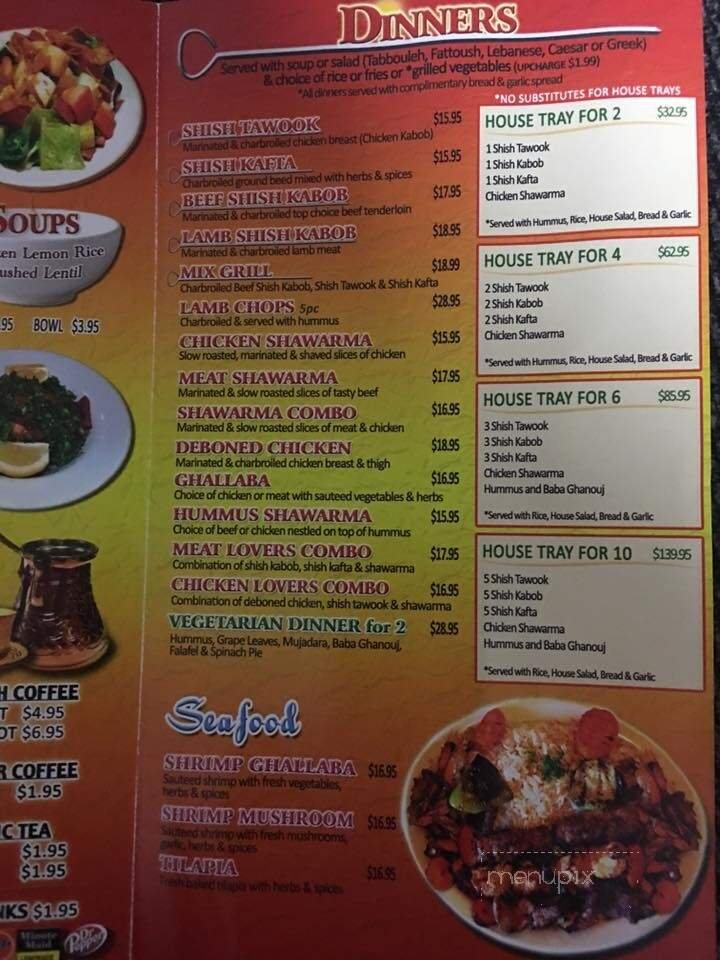 Menu page 2