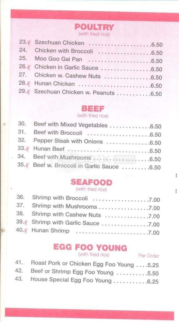 Menu page 3
