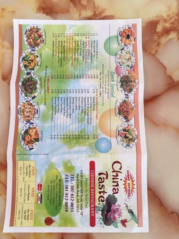 Menu page 2