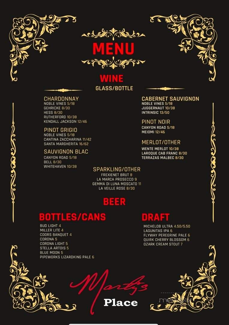 Menu page 2