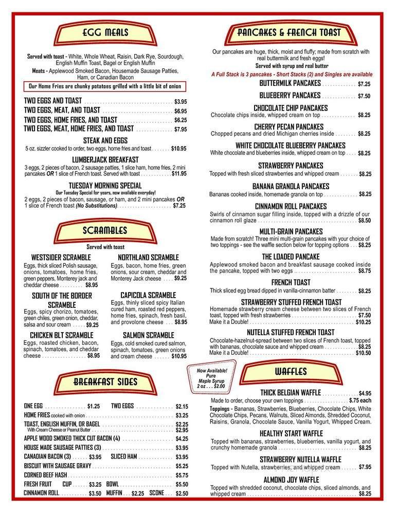 Menu page 2
