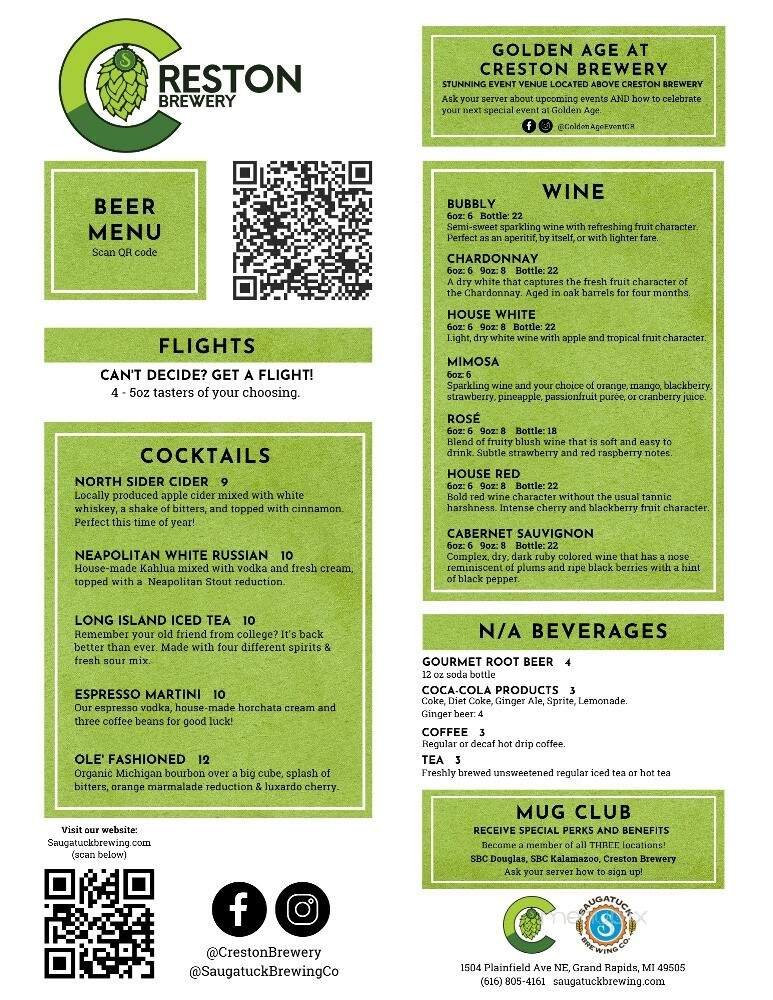 Menu page 2