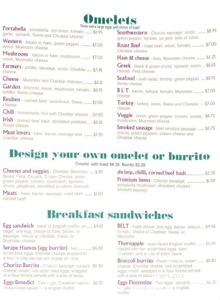 Menu page 2