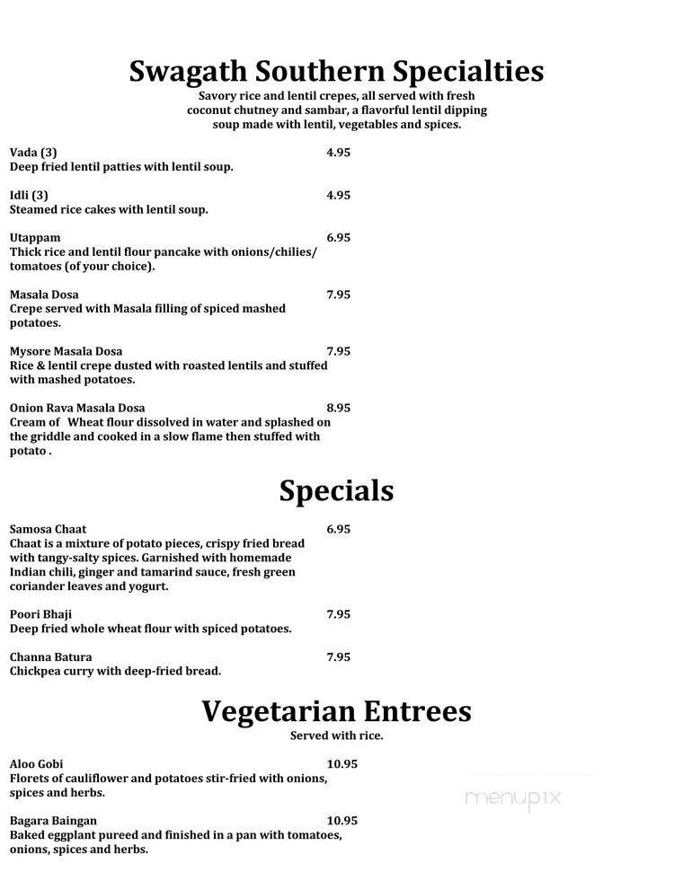 Menu page 2