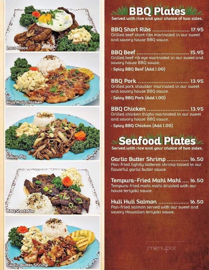 Menu page 2