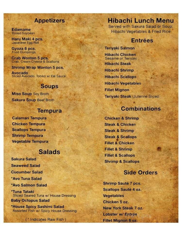 Menu page 12
