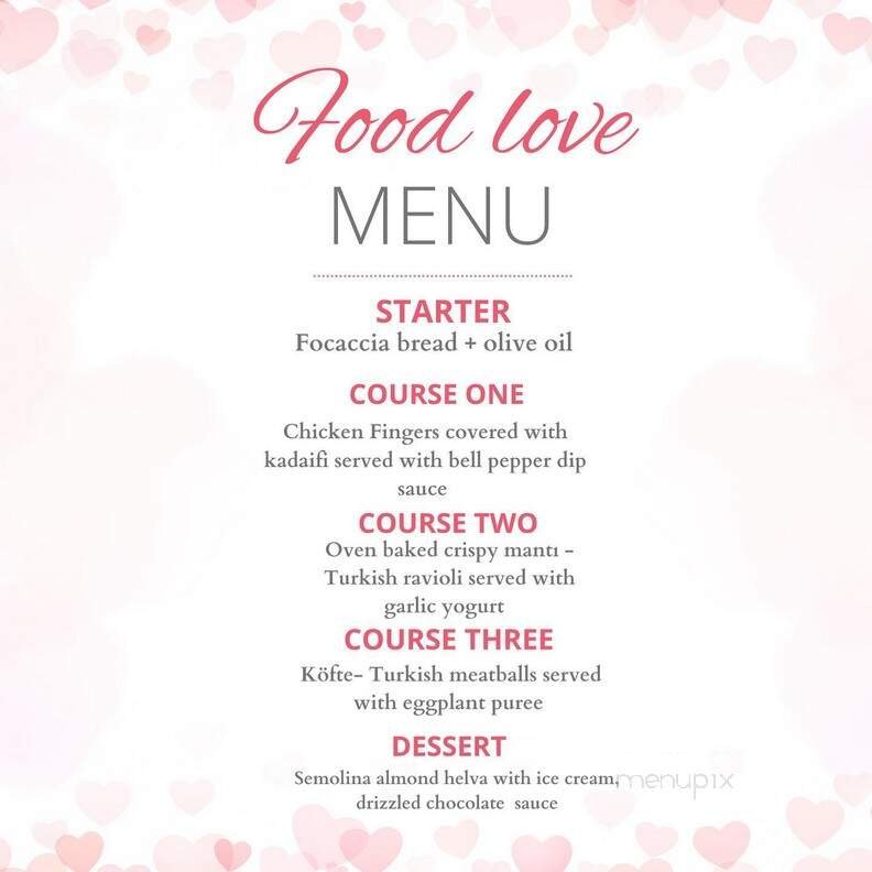 Menu page 1