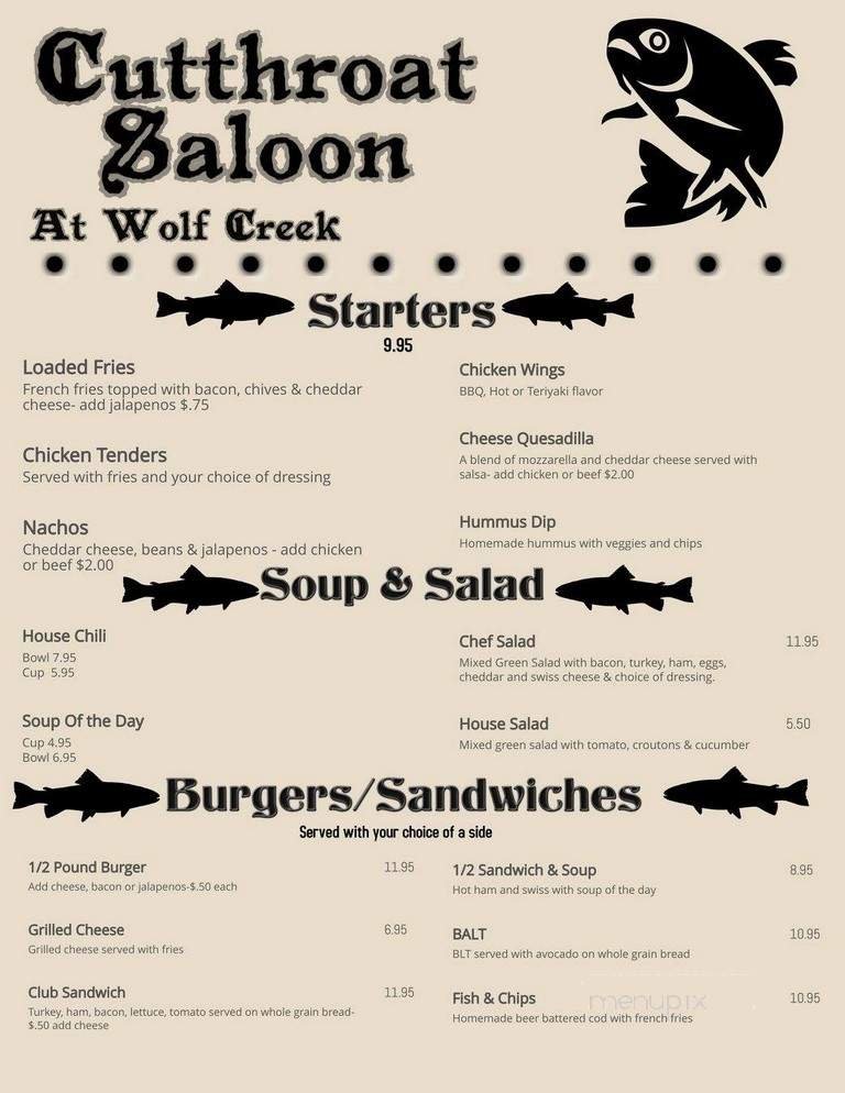 Menu page 2
