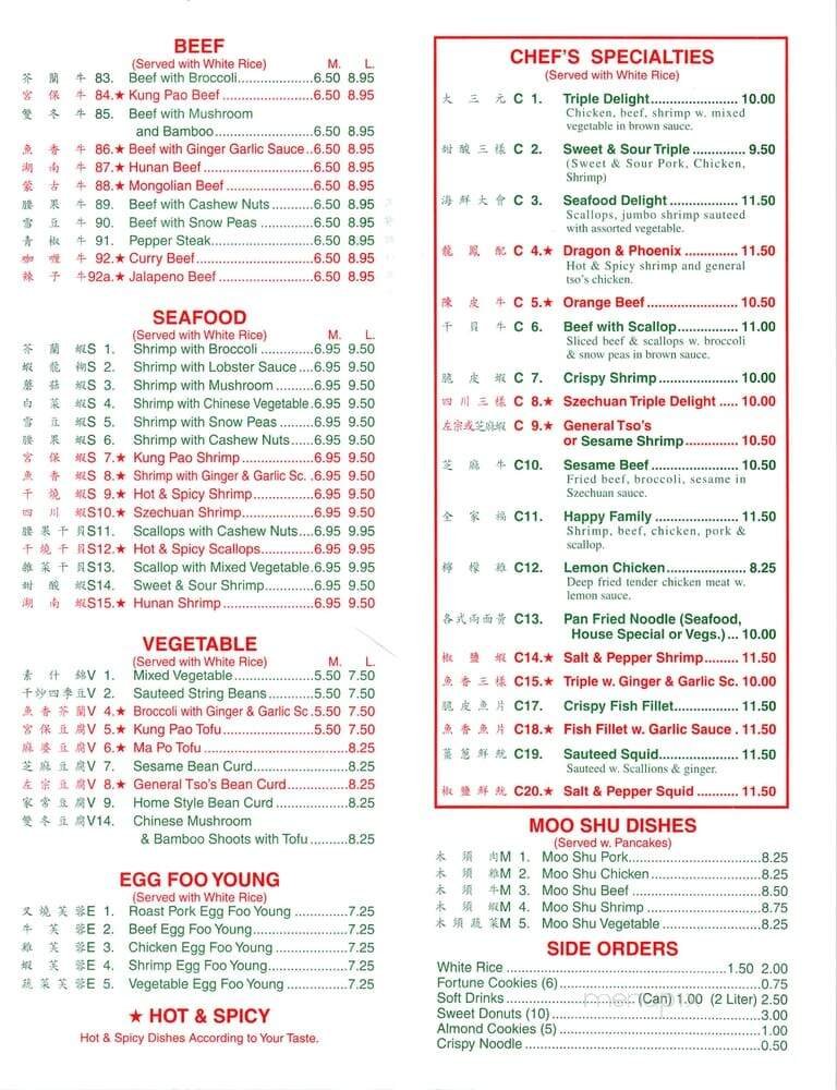 Menu page 2