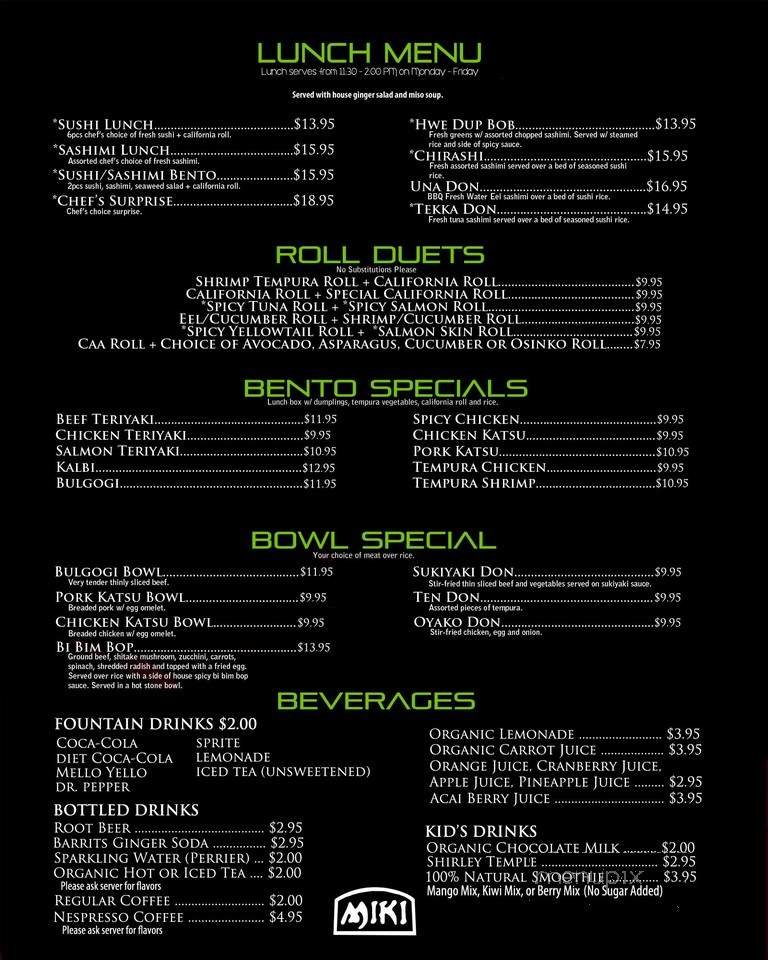 Menu page 2