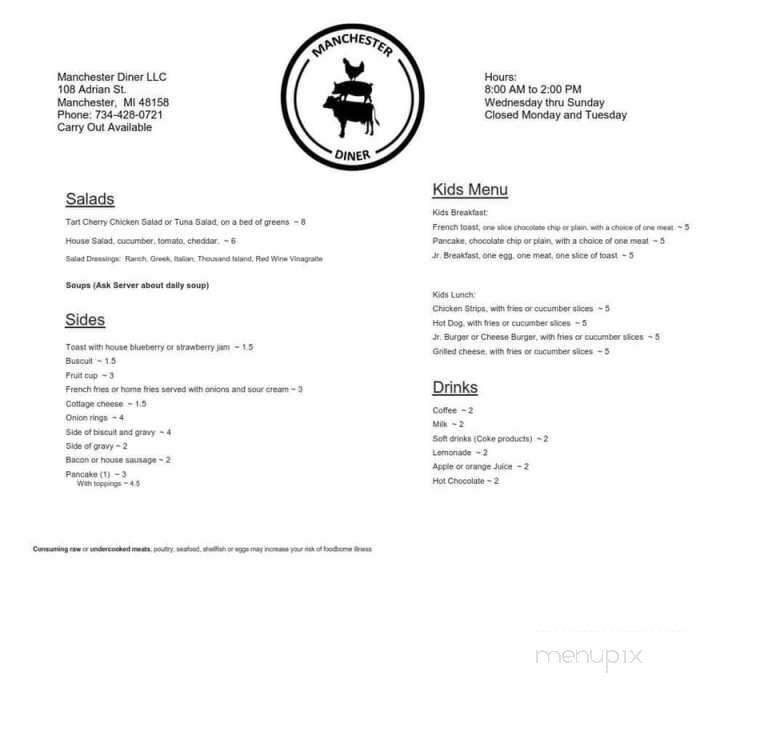 Menu page 2