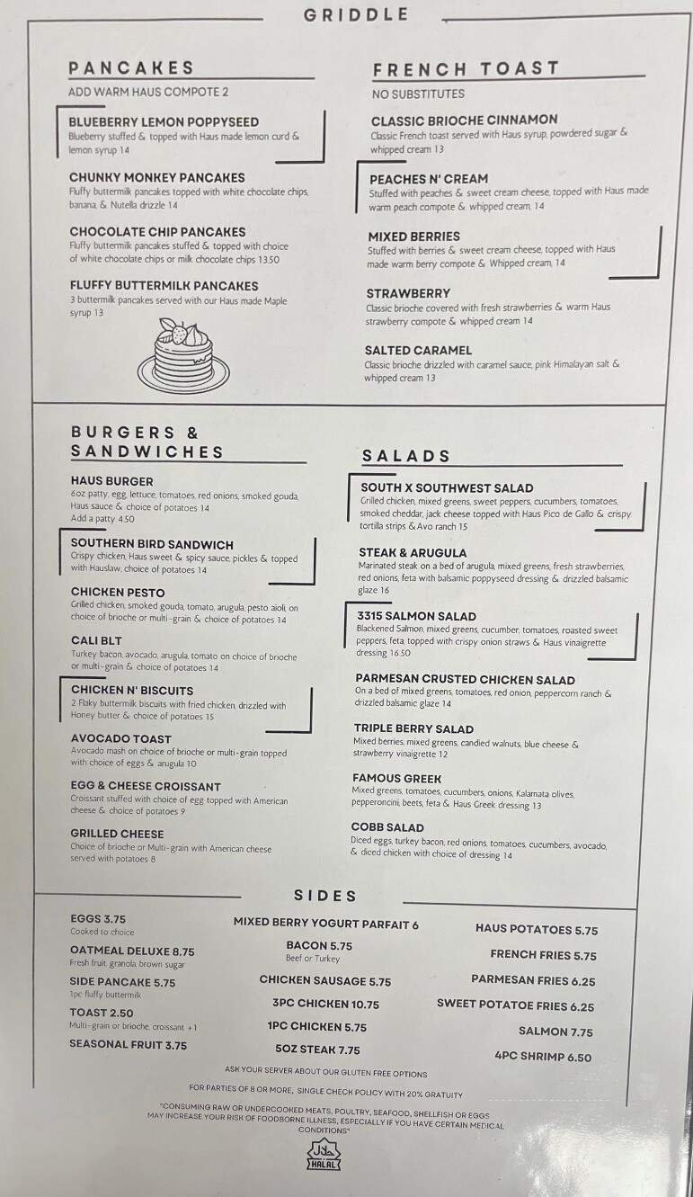 Menu page 2