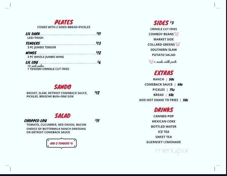 Menu page 2