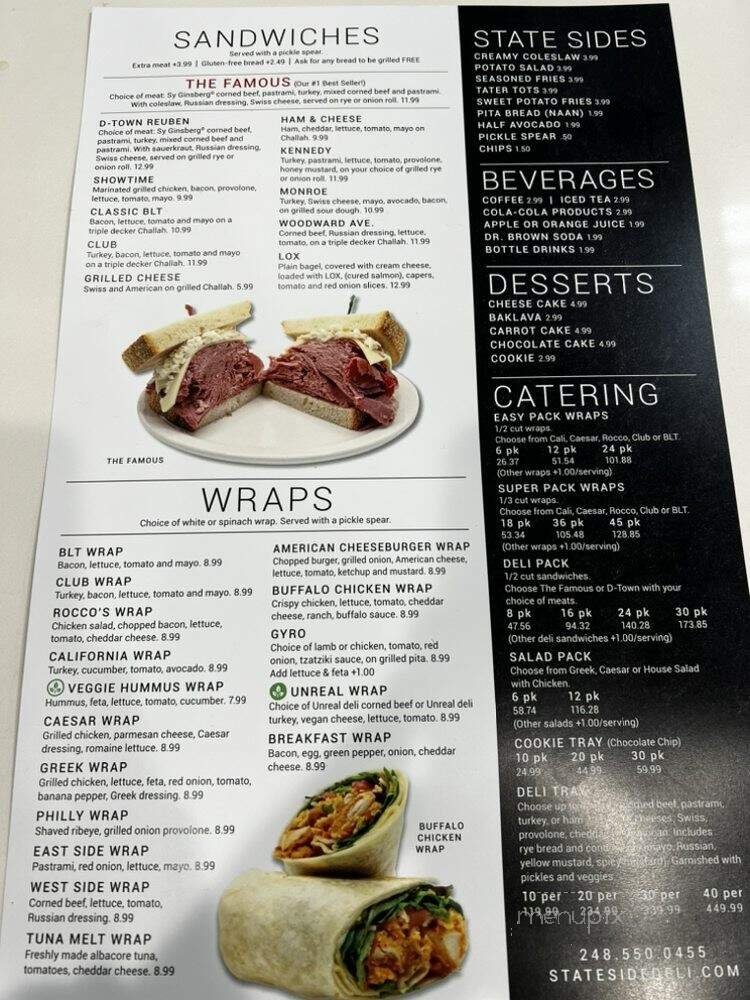 Menu page 2