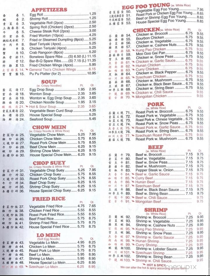 Menu page 2
