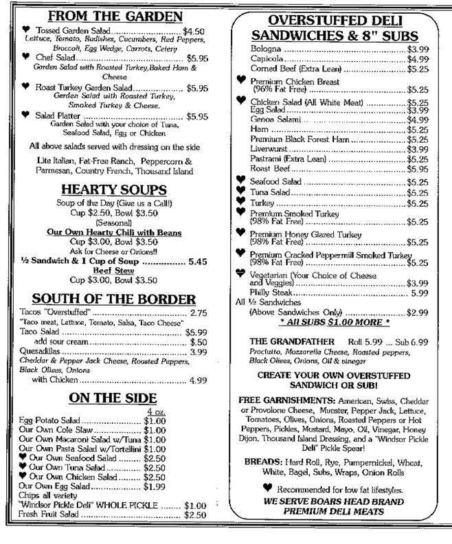 Menu page 2