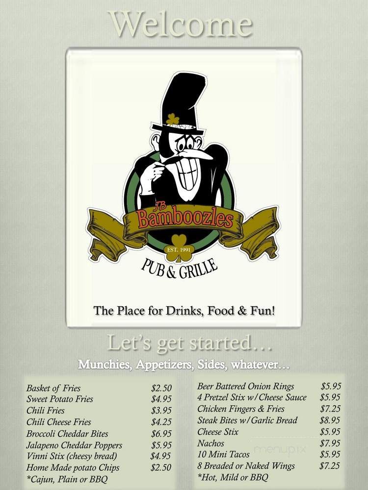 Menu page 1