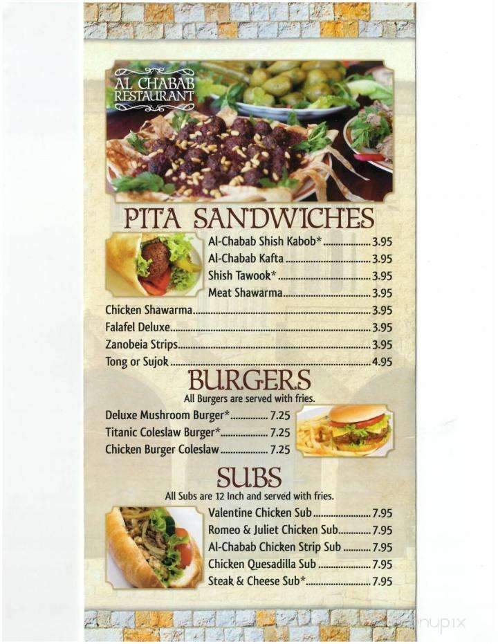 Menu page 2