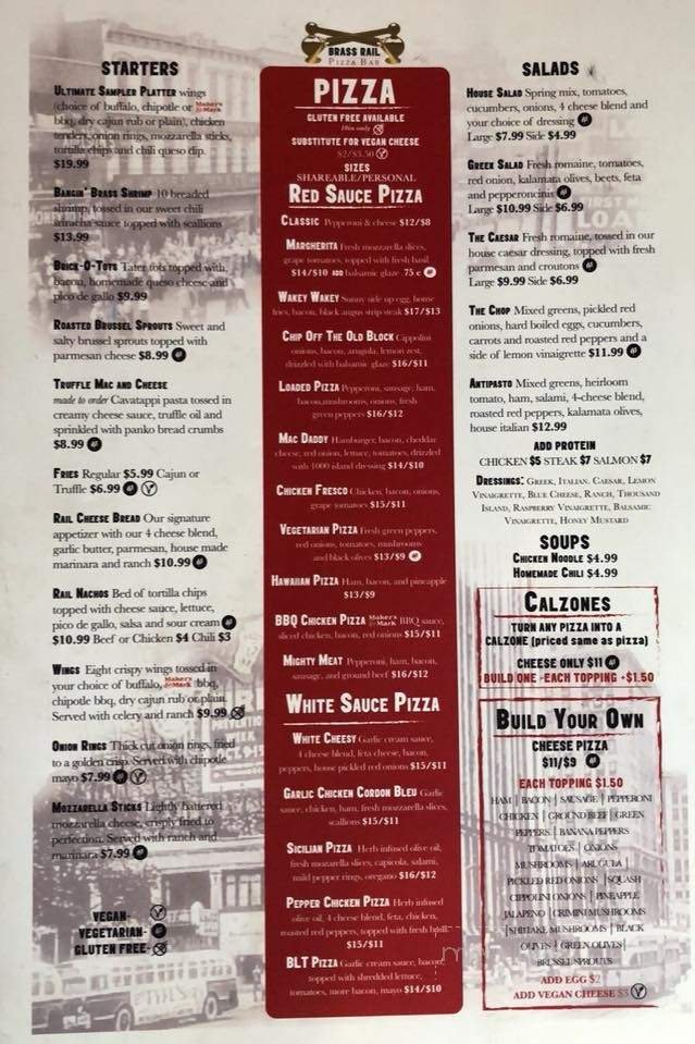 Menu page 1