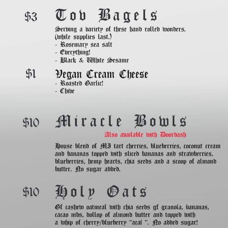 Menu page 2
